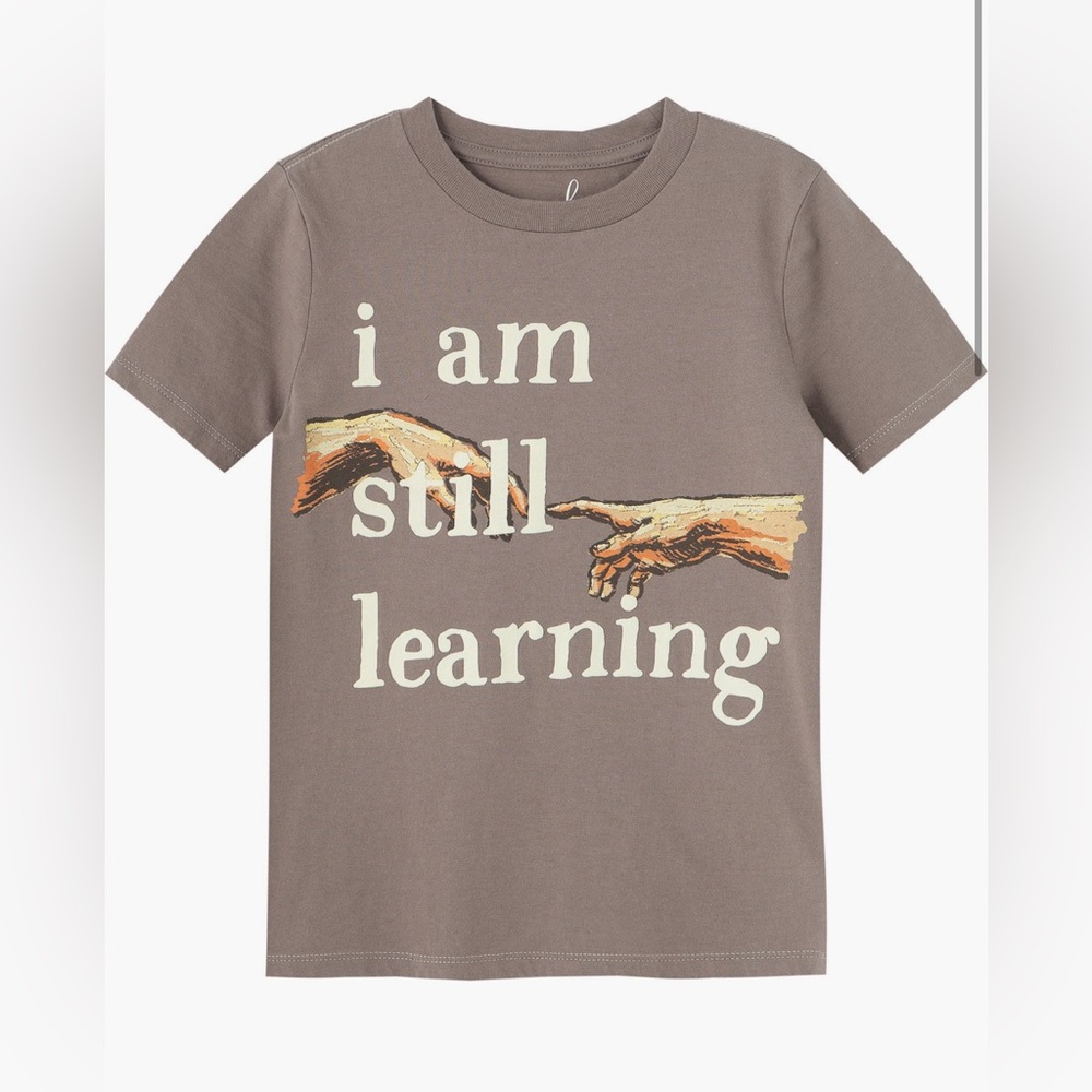 Peek Aren't You Curious Kids'I Am Still Learning Graphic Tee 
4T
GREY